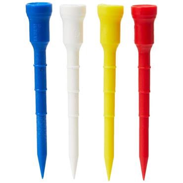 Lignum Tee PlasticTees Multicolour 12-Pack 82 mm